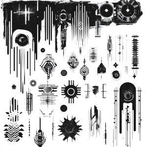 Cyber Sigilism Grunge Punk Vinyl Car Decal Sticker – Waterproof & UV-Resistant 4.0"