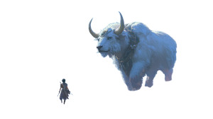 Deer Cloud Moon Night Vinyl Car Decal Sticker – Waterproof & UV-Resistant 7.14"