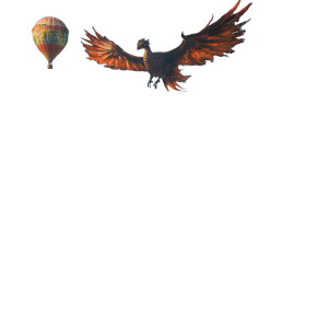 Dragon Bird Magical Land Vinyl Car Decal Sticker – Waterproof & UV-Resistant 4.0"