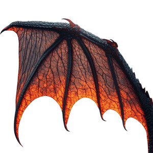 Dragon Wings Red Orange Vinyl Car Decal Sticker – Waterproof & UV-Resistant 4.0" Dragon Wings Red Orange Vinyl Car Decal Sticker – Waterproof & UV-Resistant 4.0"