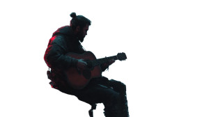 Dystopian Folk Musician Vinyl Car Decal Sticker – Waterproof & UV-Resistant 7.14"