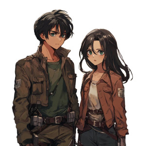 Eren Mikasa Abilities Anime Vinyl Car Decal Sticker – Waterproof & UV-Resistant 4.0" Eren Mikasa Abilities Anime Vinyl Car Decal Sticker – Waterproof & UV-Resistant 4.0"