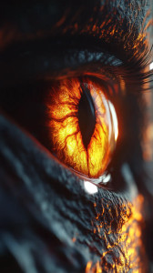 Evil Eye Sauron Hyperrealistic Vinyl Car Decal Sticker – Waterproof & UV-Resistant 4.0"