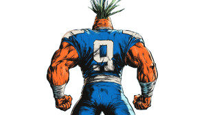 1960S Marvel Carrot Man Vinyl Car Decal Sticker – Waterproof & UV-Resistant 7.14" 1960S Marvel Carrot Man Vinyl Car Decal Sticker – Waterproof & UV-Resistant 7.14"