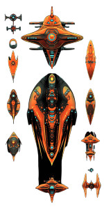 Alien Spaceships Topview Vinyl Car Decal Sticker – Waterproof & UV-Resistant 4.0" Alien Spaceships Topview Vinyl Car Decal Sticker – Waterproof & UV-Resistant 4.0"
