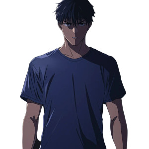 Angry Anime Man Night Vinyl Car Decal Sticker – Waterproof & UV-Resistant 4.0"