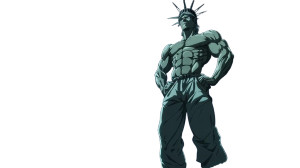 Anime Desert Night Statue Vinyl Car Decal Sticker – Waterproof & UV-Resistant 7.14"