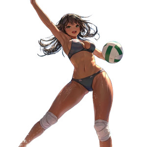 Anime Girl Beach Volleyball Vinyl Car Decal Sticker – Waterproof & UV-Resistant 4.0" Anime Girl Beach Volleyball Vinyl Car Decal Sticker – Waterproof & UV-Resistant 4.0"