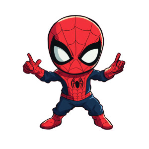 Baby Spiderman Cartoon Vinyl Car Decal Sticker – Waterproof & UV-Resistant 4.0" Baby Spiderman Cartoon Vinyl Car Decal Sticker – Waterproof & UV-Resistant 4.0"