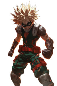 Bakugo 3D Art Vinyl Car Decal Sticker – Waterproof & UV-Resistant 4.0"