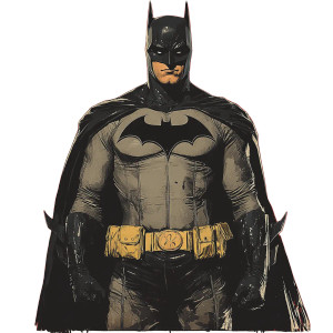 Batman Dark Dreams Woodblock Vinyl Car Decal Sticker – Waterproof & UV-Resistant 4.0"