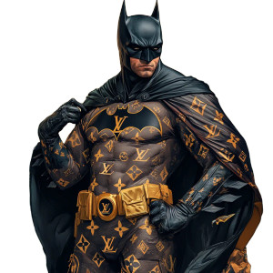 Batman Louis Vuitton Trap Art Vinyl Car Decal Sticker – Waterproof & UV-Resistant 4.0"