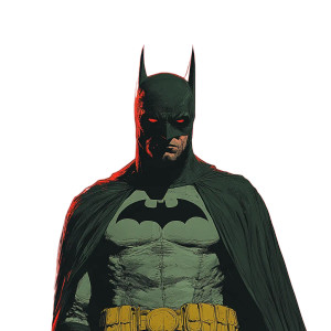 Batman Mike Mignola Style Vinyl Car Decal Sticker – Waterproof & UV-Resistant 4.0"