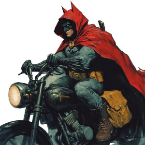 Batman Red Riding Hood Vinyl Car Decal Sticker – Waterproof & UV-Resistant 4.0"