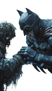 Batman Scarecrow Snow Blue Vinyl Car Decal Sticker – Waterproof & UV-Resistant 4.0"