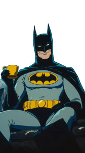 Batman Tea Disney Vintage Vinyl Car Decal Sticker – Waterproof & UV-Resistant 4.0"