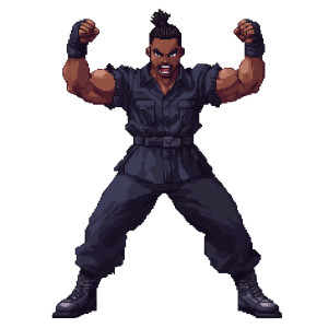 Black Fighter Victory Vinyl Car Decal Sticker – Waterproof & UV-Resistant 4.0"