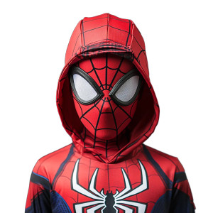 Boys Spiderman Costume Front Vinyl Car Decal Sticker – Waterproof & UV-Resistant 4.0"