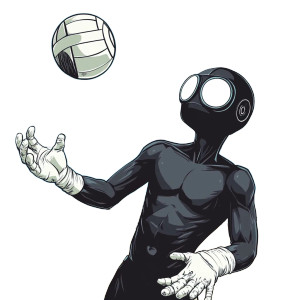 Cartoon Raver Volleyball Beach Vinyl Car Decal Sticker – Waterproof & UV-Resistant 4.0" Cartoon Raver Volleyball Beach Vinyl Car Decal Sticker – Waterproof & UV-Resistant 4.0"