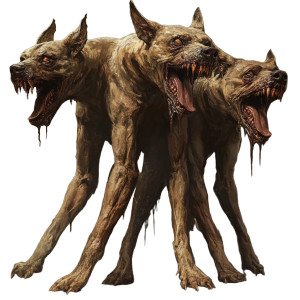 Cerberus Three Heads Hell Vinyl Car Decal Sticker – Waterproof & UV-Resistant 4.0"