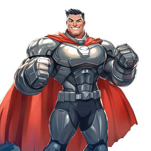 Cetvrtak Hero Pose Vinyl Car Decal Sticker – Waterproof & UV-Resistant 4.0"