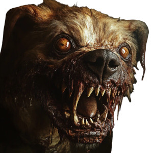 Dangerous Mad Dog Vinyl Car Decal Sticker – Waterproof & UV-Resistant 4.0"