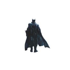 Dark Fantasy Superhero Rain Vinyl Car Decal Sticker – Waterproof & UV-Resistant 4.0"