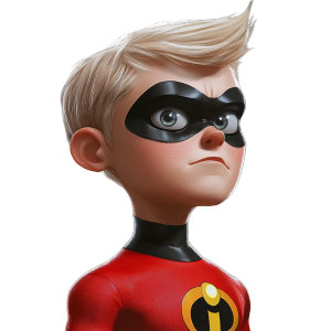 Dash Parr Incredibles Suit Vinyl Car Decal Sticker – Waterproof & UV-Resistant 4.0"