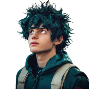 Deku Real Person Vinyl Car Decal Sticker – Waterproof & UV-Resistant 4.0"