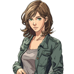 Elena Mysterious Portrait Vinyl Car Decal Sticker – Waterproof & UV-Resistant 4.0"