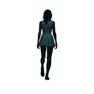 Evil Girl Dark Room Vinyl Car Decal Sticker – Waterproof & UV-Resistant 4.0"