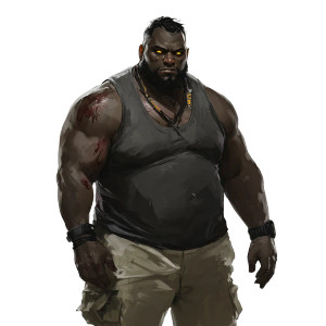 Fat Black Vampire Stern Vinyl Car Decal Sticker – Waterproof & UV-Resistant 4.0"