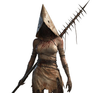 Female Pyramid Head Barbwire Vinyl Car Decal Sticker – Waterproof & UV-Resistant 4.0"