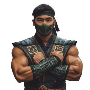 Filipino Lui Kang Mortal Kombat Vinyl Car Decal Sticker – Waterproof & UV-Resistant 4.0"