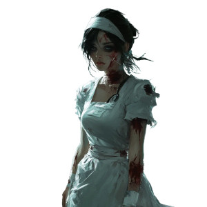 Frenzy Nurse Hospital Vinyl Car Decal Sticker – Waterproof & UV-Resistant 4.0"