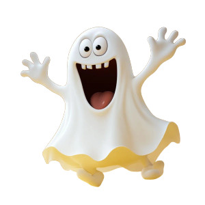 Funny Ghost Vinyl Car Decal Sticker – Waterproof & UV-Resistant 4.0" Funny Ghost Vinyl Car Decal Sticker – Waterproof & UV-Resistant 4.0"