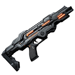 Futuristic Laser Rifle Vinyl Car Decal Sticker – Waterproof & UV-Resistant 4.0"