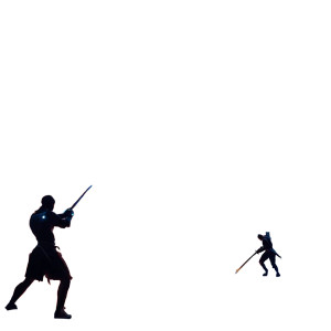 Futuristic Sword League Vinyl Car Decal Sticker – Waterproof & UV-Resistant 4.0"