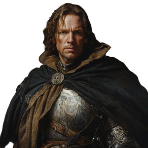 German Renaissance Man Portrait Vinyl Car Decal Sticker – Waterproof & UV-Resistant 4.0"