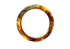 Golden Ring Photography Vinyl Car Decal Sticker – Waterproof & UV-Resistant 5.68"