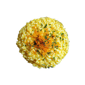 Greek Plate Saffron Risotto Vinyl Car Decal Sticker – Waterproof & UV-Resistant 4.0"