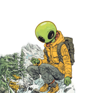 Green Alien Alaska Comic Vinyl Car Decal Sticker – Waterproof & UV-Resistant 4.0" Green Alien Alaska Comic Vinyl Car Decal Sticker – Waterproof & UV-Resistant 4.0"