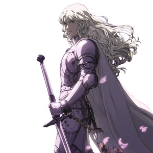 Griffith Purple Forest Sword Vinyl Car Decal Sticker – Waterproof & UV-Resistant 4.0"