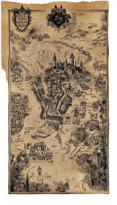 Harry Potter Marauders Map Vinyl Car Decal Sticker – Waterproof & UV-Resistant 4.0"