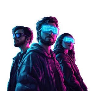 Heroic Programmers Cyberpunk Room Vinyl Car Decal Sticker – Waterproof & UV-Resistant 4.0"