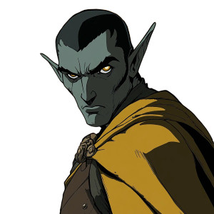 Hindu Elf Cleric Closeup Vinyl Car Decal Sticker – Waterproof & UV-Resistant 4.0"