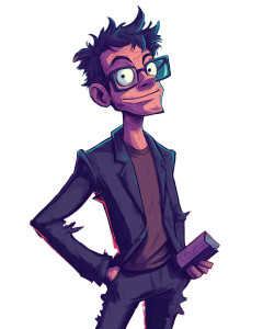 Intellectual Cartoon Character Vinyl Car Decal Sticker – Waterproof & UV-Resistant 4.0" Intellectual Cartoon Character Vinyl Car Decal Sticker – Waterproof & UV-Resistant 4.0"