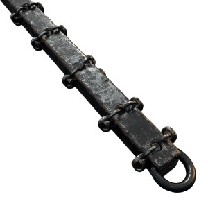 Iron Bar Vinyl Car Decal Sticker – Waterproof & UV-Resistant 4.0"