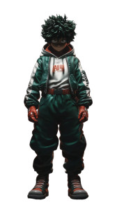 Izuku Midoriya Streetwear Vinyl Car Decal Sticker – Waterproof & UV-Resistant 4.0"