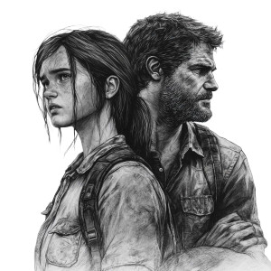 Joel Ellie Last Of Us Vinyl Car Decal Sticker – Waterproof & UV-Resistant 4.0" Joel Ellie Last Of Us Vinyl Car Decal Sticker – Waterproof & UV-Resistant 4.0"